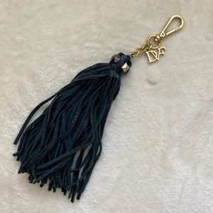 DVF leather tassel